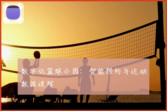 数字化篮球公园：智能预约与运动数据追踪